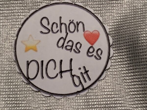 1 Teelicht-Botschaft "Schön das es DICH git" 93