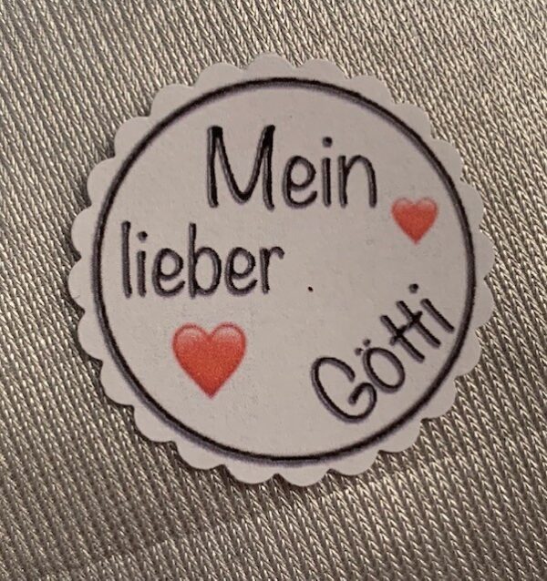 1 Teelicht-Botschaft "Meine lieber Götti"
