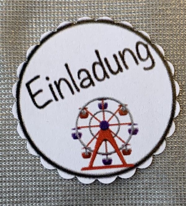 1 Teelicht-Botschaft "Einladung Riesenrad/ Freizeitpark" 148