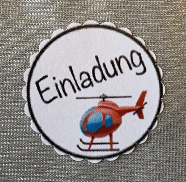 1 Teelicht-Botschaft "Einladung Heli-Flug" 150