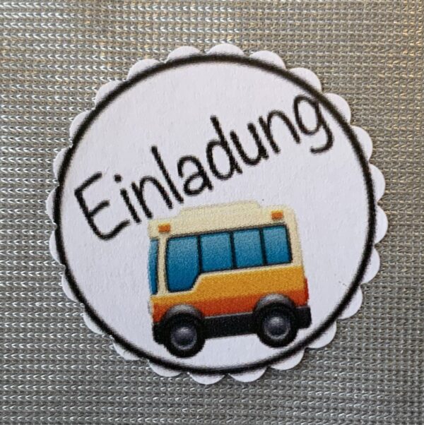 1 Teelicht-Botschaft "Einladung Car/Postauto-Fahrt" 151