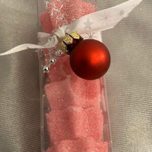 Zuckerstange Sterne klein  - rot 12