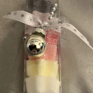 Zuckerstange Sterne klein  - regenbogen 15