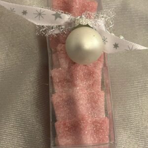 Zuckerstange Sterne klein  - rot 10