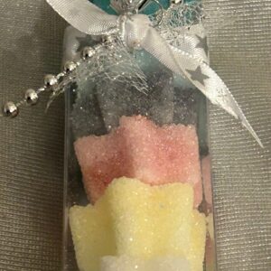 Zuckerstange Sterne klein  - regenbogen 20a,b