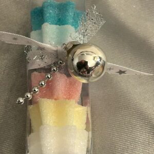 Zuckerstange Sterne klein  - regenbogen 16a,b,c,d,e