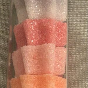 Zuckerstange Sternen gross -  regenbogenfarben 92