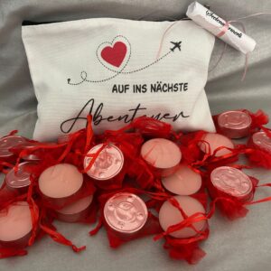 Seelenwärmer 20 Teelicht - Botschaften Auf das nächste Abenteuer